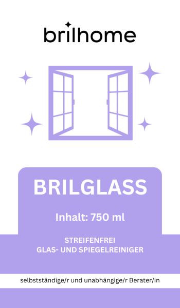 Anwendungskärtchen BRILGLASS